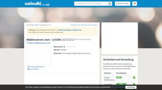 
                            11. Maklerserver.com - Erfahrungen und Bewertungen - Webwiki