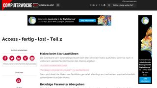 
                            2. Makro beim Start ausführen - Access - fertig - los! - Teil 2 - TecChannel ...