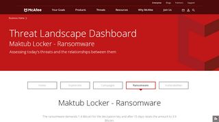 
                            10. Maktub Locker - Ransomware - McAfee