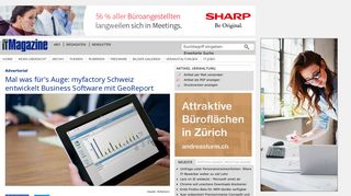 
                            12. Mal was für's Auge: myfactory Schweiz entwickelt Business Software ...