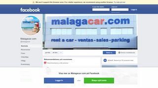 
                            3. Malagacar.com - Startsida | Facebook