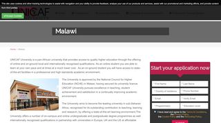 
                            9. Malawi | Unicaf University