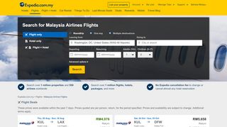 
                            4. Malaysia Airlines Flights (MH) - Book Malaysia Airlines ...