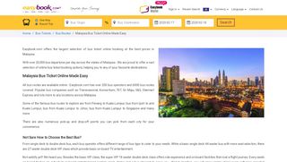 
                            10. Malaysia Bus Tickets - Easybook