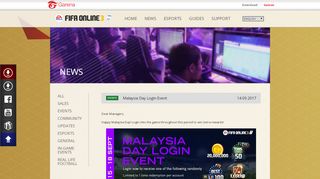 
                            2. Malaysia Day Login Event - FIFA Online 3 - Garena