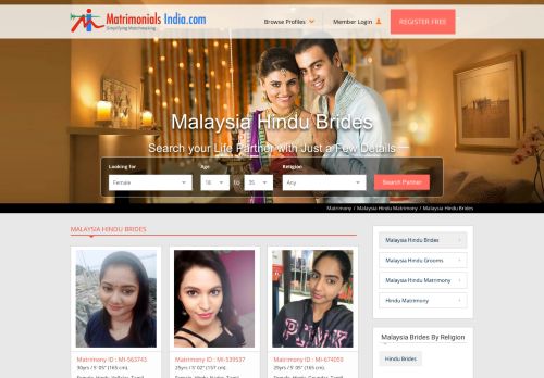 
                            11. Malaysia Hindu Bride, Hindu Malaysia Girl, Online Hindu ...