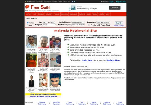 
                            12. malaysia Matrimony - Free Marriage Site - Free Matrimonial ...