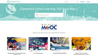 
                            5. Malaysia MOOCs – OpenLearning – Malaysia's National MOOC ...