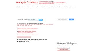 
                            8. Malaysia Students: Biasiswa PETRONAS Education ...