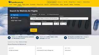 
                            10. Malindo Air Flights (OD) - Book Malindo Air Promotion Airfares | Expedia