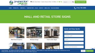 
                            1. Mall and Retail Store Signs, Interior & Exterior, Buena Park, CA 90621