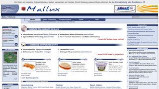 
                            4. MALLUX - Grosses Shopverzeichnis, Shopsoftware (gratis testen ...