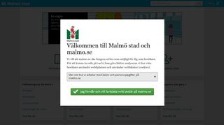 
                            7. Malmö stad: Startsidan