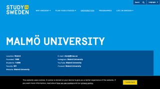 
                            9. Malmö University | Study in Sweden