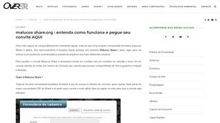 
                            2. malucos share.org : entenda como funciona e pegue seu convite ...