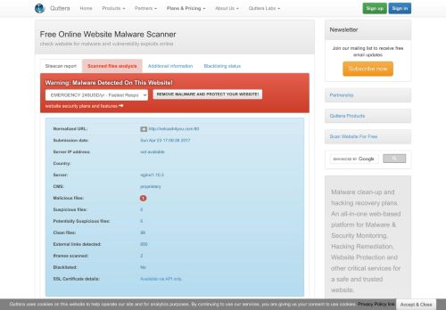 
                            9. Malware clean-up and hacking recovery plans. An all-in ...