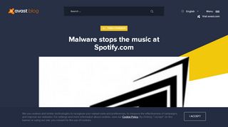 
                            6. Malware stops the music at Spotify.com - Avast Blog