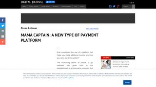 
                            4. MAMA CAPTAIN: A NEW TYPE OF PAYMENT PLATFORM - Press ...