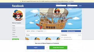 
                            5. Mama Captain - Facebook