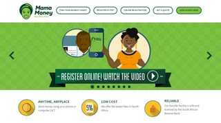 
                            6. Mama Money: Home Page