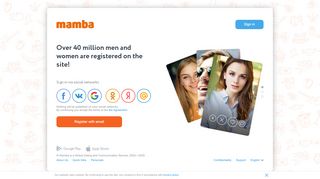 
                            10. Mamba dating website is the largest free dating and chat ...