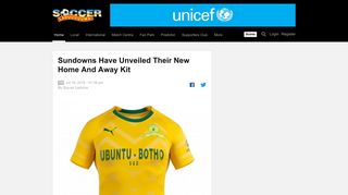 
                            12. Mamelodi Sundowns Have Unveiled Their New Home And Away Kit