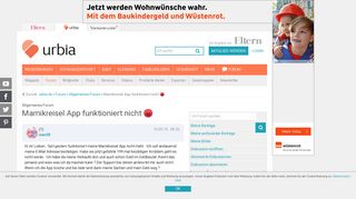 
                            11. Mamikreisel App funktioniert nicht | Forum Allgemeines - urbia.de