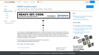 
                            12. MAMP moodle project - Stack Overflow