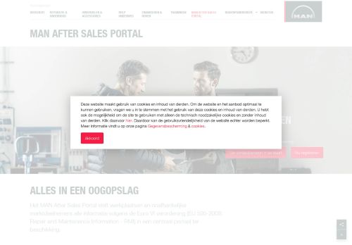 
                            8. MAN after sales portaal | MAN Truck Nederland