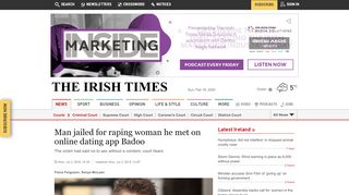 
                            8. Man jailed for raping woman he met on online dating app Badoo