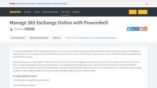 
                            7. Manage 365 Exchange Online with Powershell | GoorooThink Tech ...