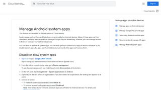 
                            10. Manage Android system apps - Cloud Identity Help - Google Support