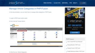 
                            13. Manage Article Categories in PHP-Fusion - Interserver Tips