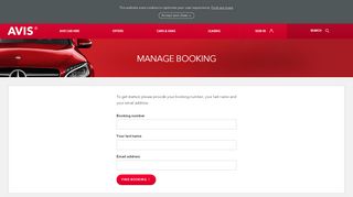 
                            5. Manage Booking | Avis Rent a Car Greece