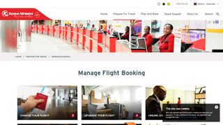 
                            6. Manage Booking - Kenya Airways