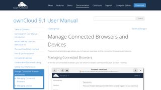 
                            9. Manage Connected Browsers and Devices — ownCloud 9.1 User ...