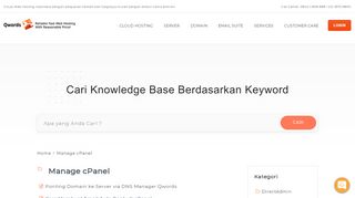 
                            7. Manage Cpanel | Qwords.com Manual Knowledge Base