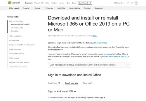 
                            3. Manage, Download, Backup, & Restore Microsoft Office Products