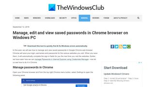 
                            8. Manage, edit and view saved passwords in Chrome on Windows PC