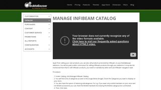 
                            3. manage infibeam catalog - BuildaBazaar