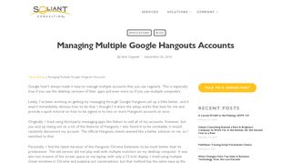 
                            7. Manage Multiple Google Hangouts Accounts to Boost Productivity