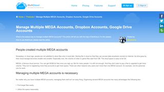 
                            12. Manage Multiple MEGA Accounts, Dropbox Accounts, Google Drive ...
