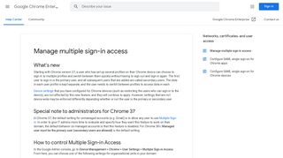 
                            1. Manage multiple sign-in access - Google Chrome Enterprise Help