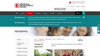 
                            3. Manage My Application - Housing & Development Board (HDB)