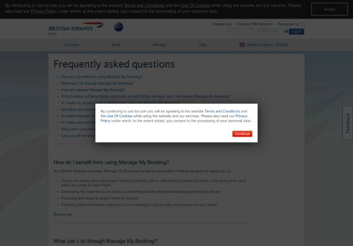 
                            3. Manage My Booking - British Airways
