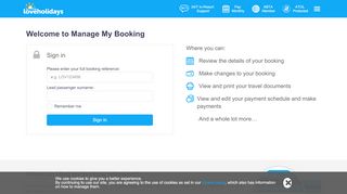
                            13. Manage My Booking - Loveholidays