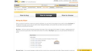 
                            2. Manage My DHgate - DHgate.com