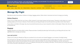 
                            12. Manage My Flight - Expedia