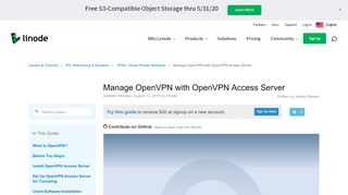 
                            10. Manage OpenVPN with OpenVPN Access Server - Linode