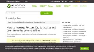
                            7. Manage PostgreSQL Databases and Users From the Command Line